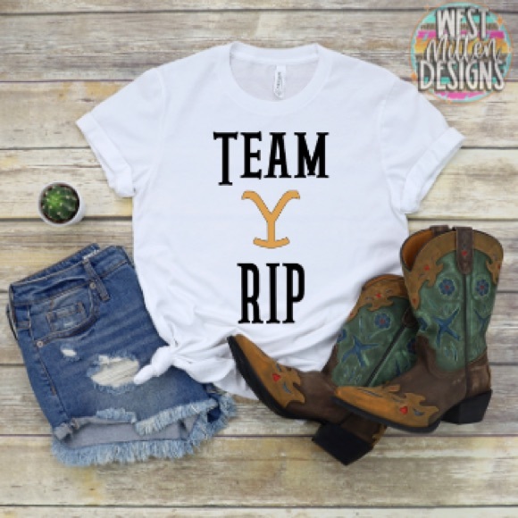 ✨Yellowstone TEAM RIP Dutton Ranch Tee - Picture 1 of 3